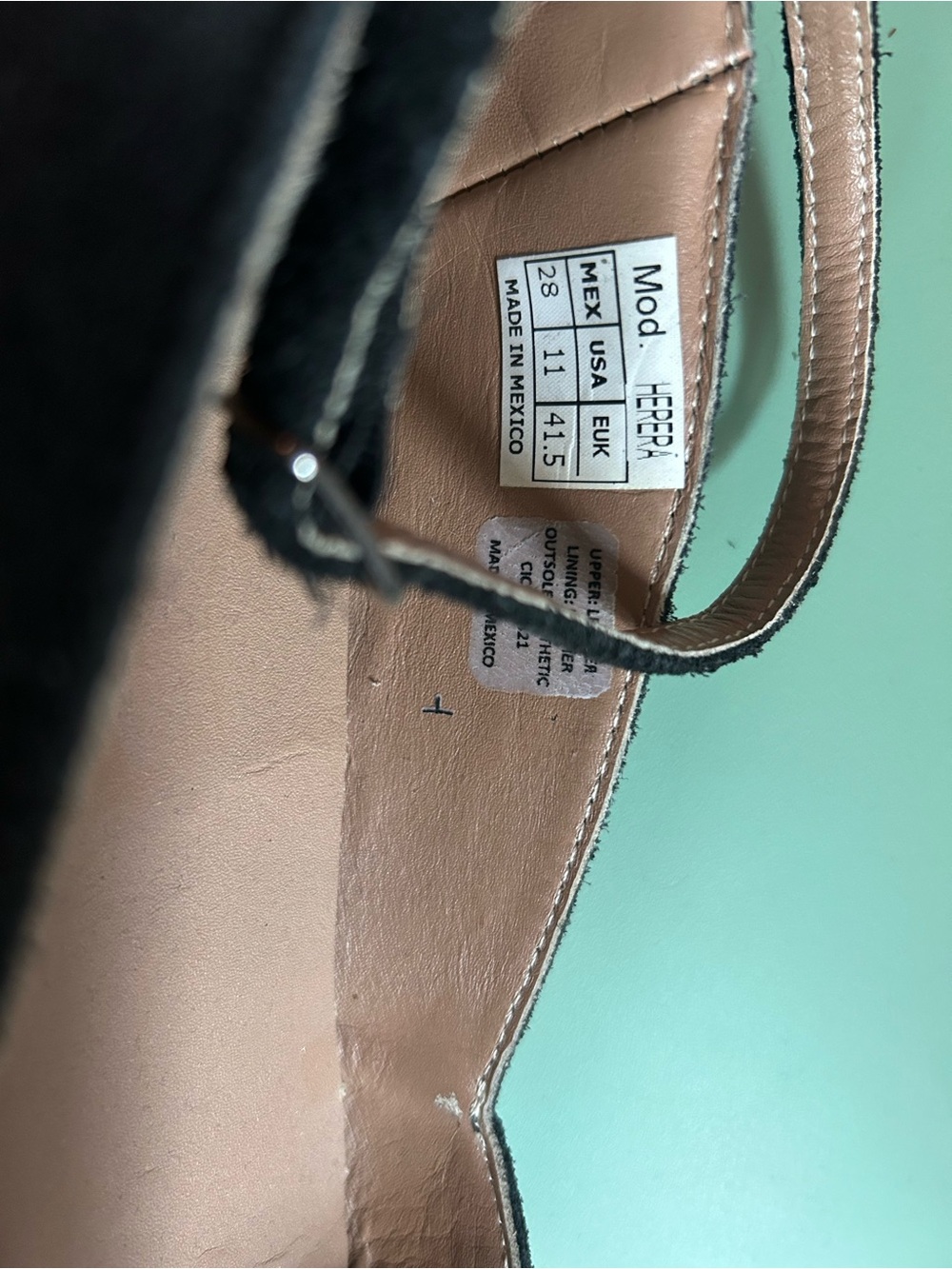 Lizabeth Joe Herrera: barefoot shoes: size 42: Ballet Flats Ankle Strap - Picture 4 of 4